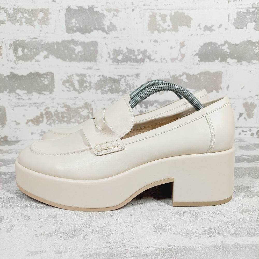 Dolce Vita Cream Platform Loafers